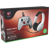 XBOX SERIES X Pdp Bundle Radial White (wired Controller + Gaming Headset) + Game Pass 1 Mes (xbone)